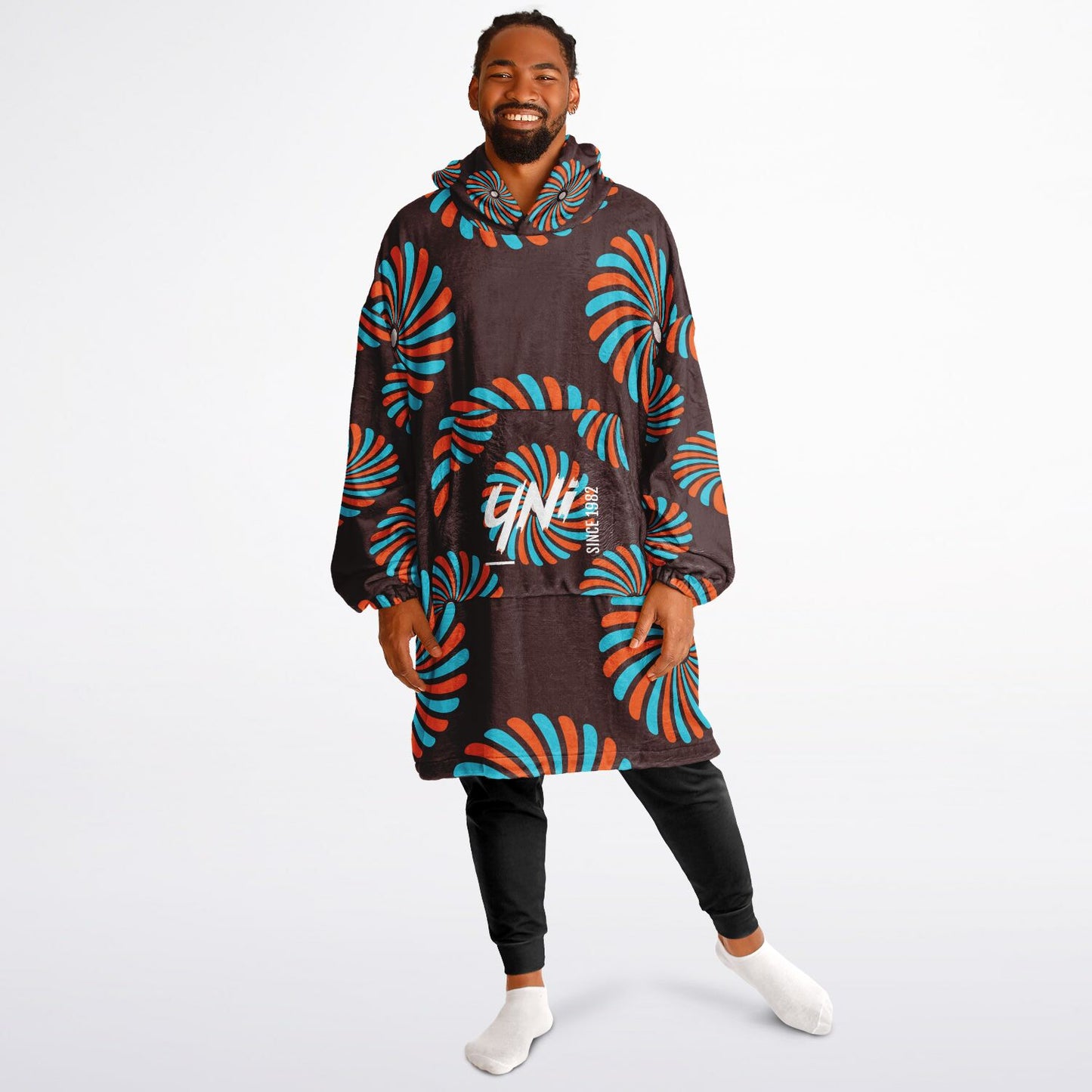 Hoodie Confort Urbain - Motifs Africains